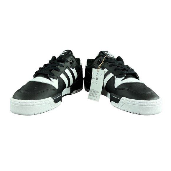 Adidas Rivalry Low J Core Black White Shoes IF5245 Youth Boy's Sizes 3.5-7 (GS) - Picture 8 of 9